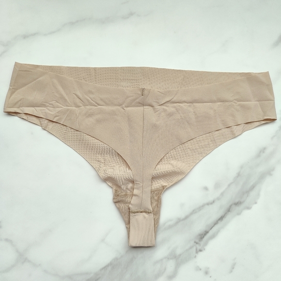 NWOT CALVIN KLEIN INVISIBLES THONG PANTY IN CEDAR SIZE EXTRA LARGE - Picture 2 of 4
